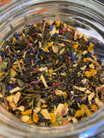 Load image into Gallery viewer, TriniTea Pineapple Ginger Turmeric Green Tea (Canister)
