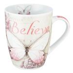 Load image into Gallery viewer, Believe Butterfly Tea Mug
