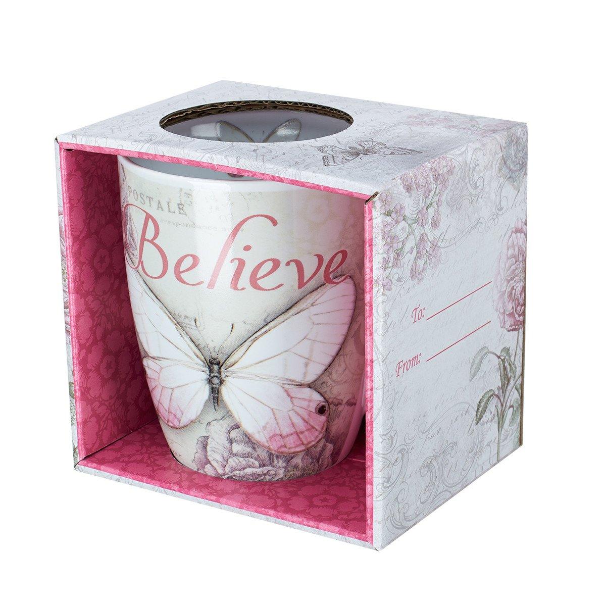 Believe Butterfly Tea Mug